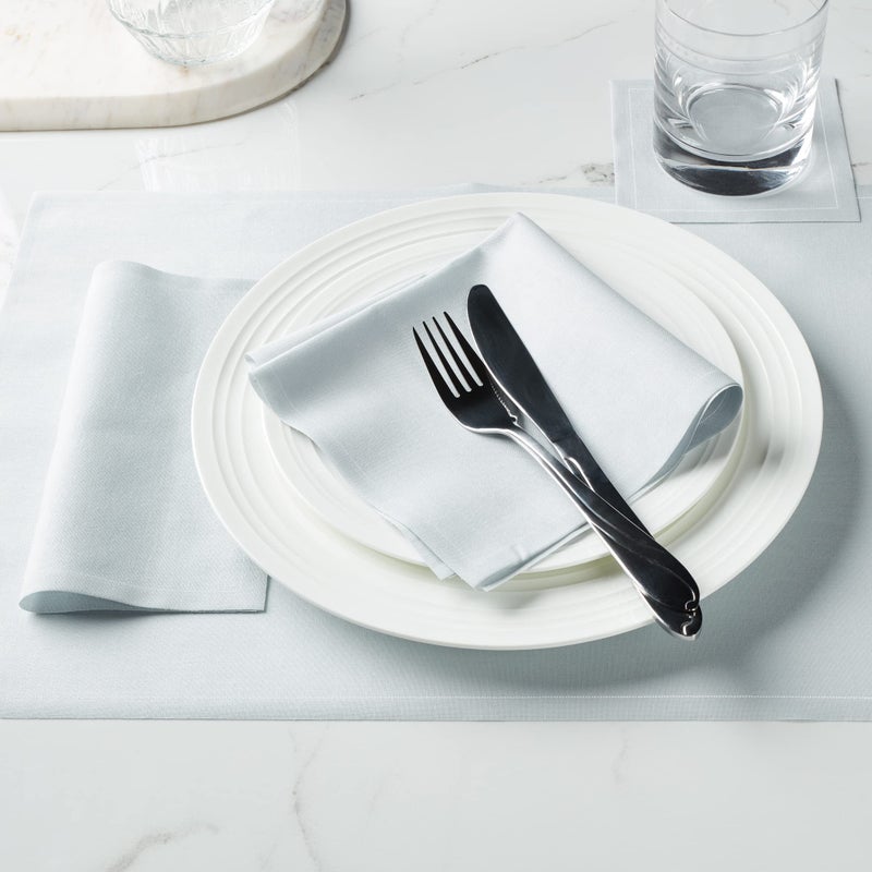 MY DRAP Cotton Cocktail Napkin - 4.3 x 4.3 in - 50 units per roll - Pearl Grey - Image 3